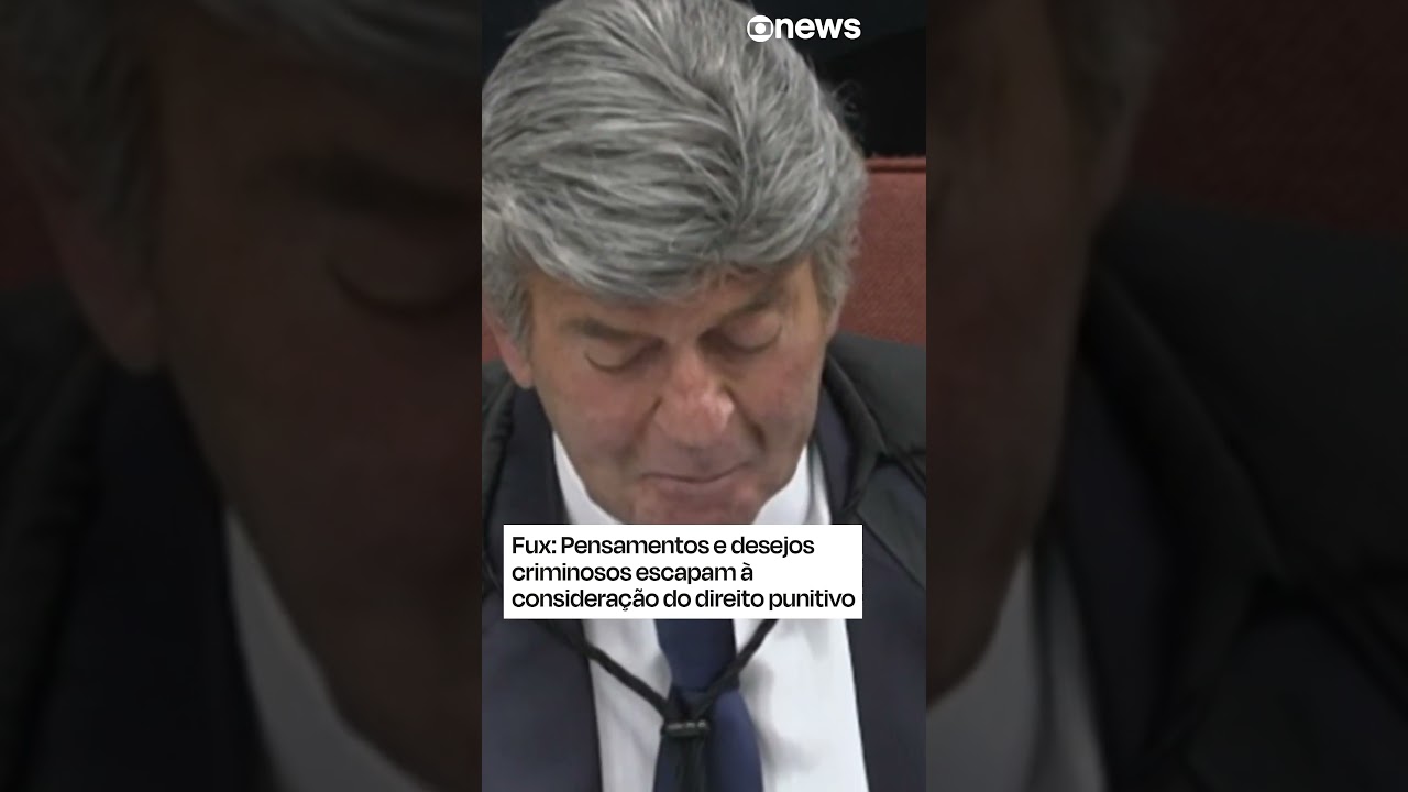 Fux Pensamentos e desejos criminosos escapam à consideração do direito punitivo