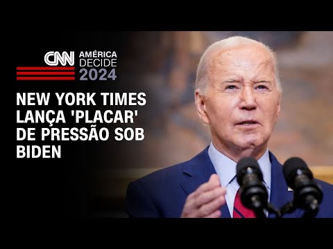 ​Pedro Duran: New York Times lança ‘placar’ de pressão sob Biden | CNN NOVO DIA