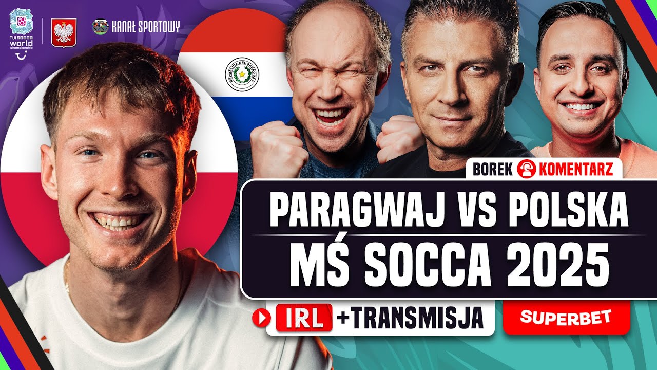 Transmisja meczu polska – paragwaj na mś socca 2025! + irl z meksyku