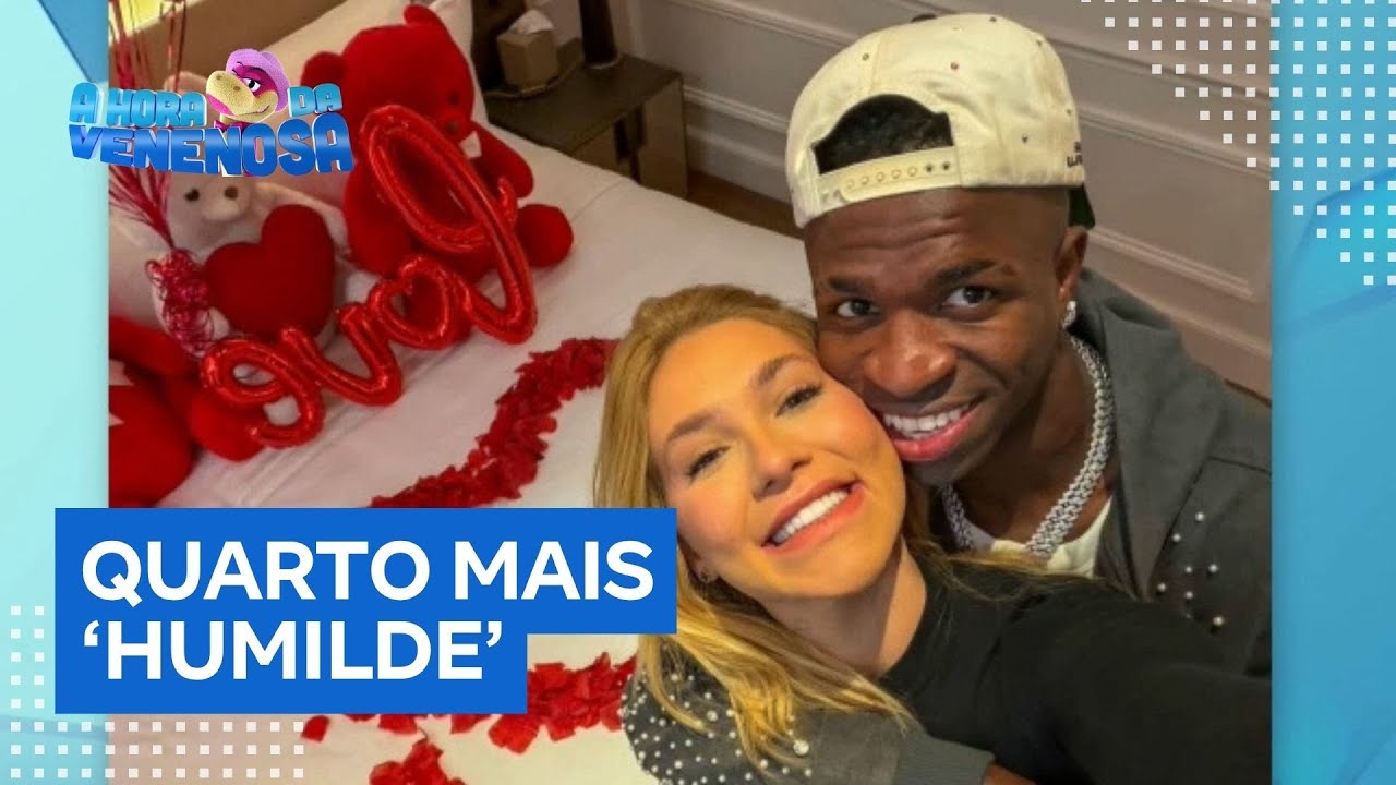 Vini Jr. escolhe quarto mais ‘humilde’ em hotel de luxo para pedir Virginia Fonseca em namoro