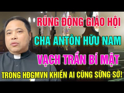 🛑Rúng Động Giáo Hội! Cha Antôn Hữu Nam Vạch Trần Bí Mật Đen Tối Trong HĐGMVN Khiến Ai Cũng Sững Sờ