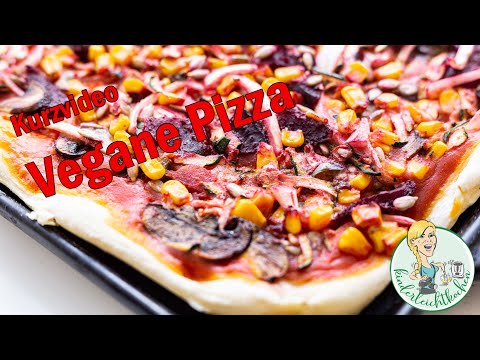 Kurzvideo: Vegane Pizza auf dem rockcrok Grillstein