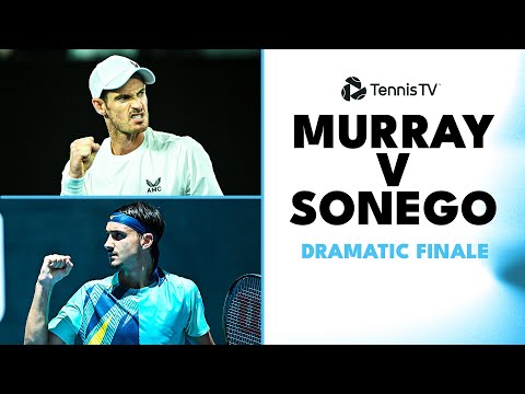 Andy Murray vs Lorenzo Sonego DRAMATIC Finale! | Doha 2023 Highlights