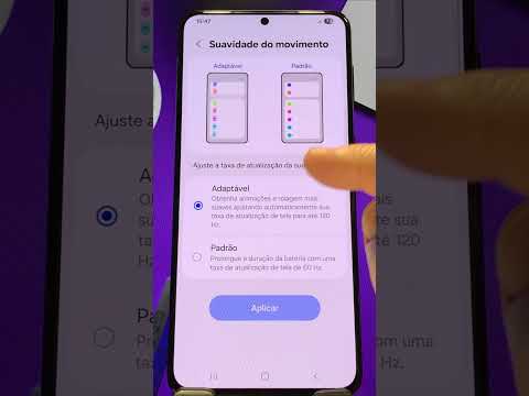 Como Alterar a TAXA de ATUALIZAÇÃO da TELA no SAMSUNG #shorts #samsung #android #tutorial #tela