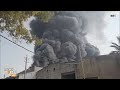 Massive Fire Engulfs Shoe Factory in Delhis Alipur Area | Firefighters Rush to Scene | News9  - 01:36 min - News - Video