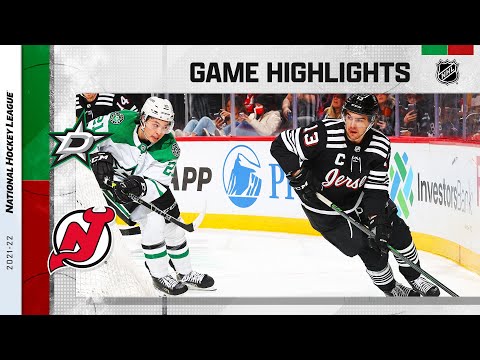Stars @ Devils 1/25/22 | NHL Highlights video clip