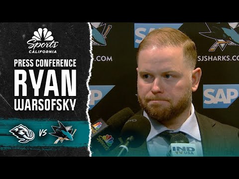 Ryan Warsofsky lauds Sharks’ ‘momentum’ in pivotal home win vs. Mammoth | NBC Sports Bay Area