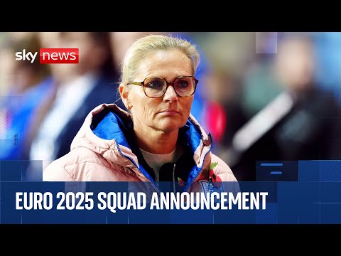 England Women's Euro 2025 squad announcement