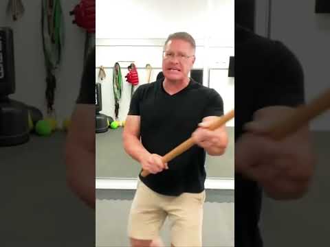 Self defense with your walking stick #shorts