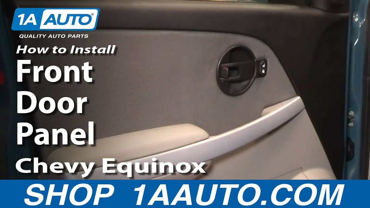 How To Install Replace Front Door Panel Chevy Equinox 05 ... 2014 chevy express van fuse diagram 