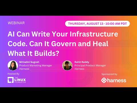 LF Live Webinar: AI Can Write Your Infrastructure Code. Can It Govern and Heal What It Builds?