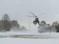 AP : Raw: Marine One Blows Snow on Photojournalists
