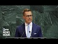 Finlands president says Putin should be worried after Trumps shift on Ukraine territory