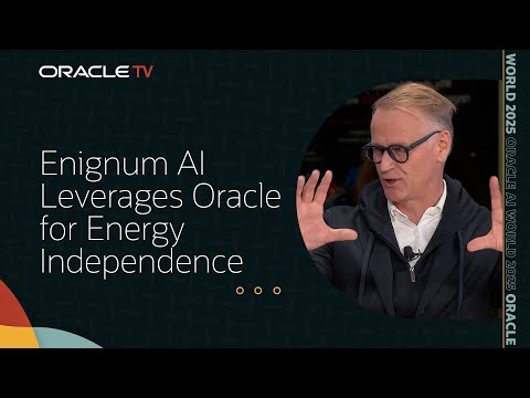 Enigma AI: Driving Energy Sovereignty with AI Innovation on Oracle TV at Oracle AI World 2025