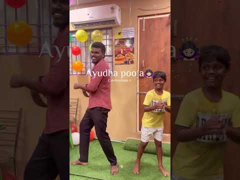 Ayudha pooja celebration🙇🏻♀️⚡️ #ushanands #celebration #dance #kingsbiriyani #queenswear #cousins