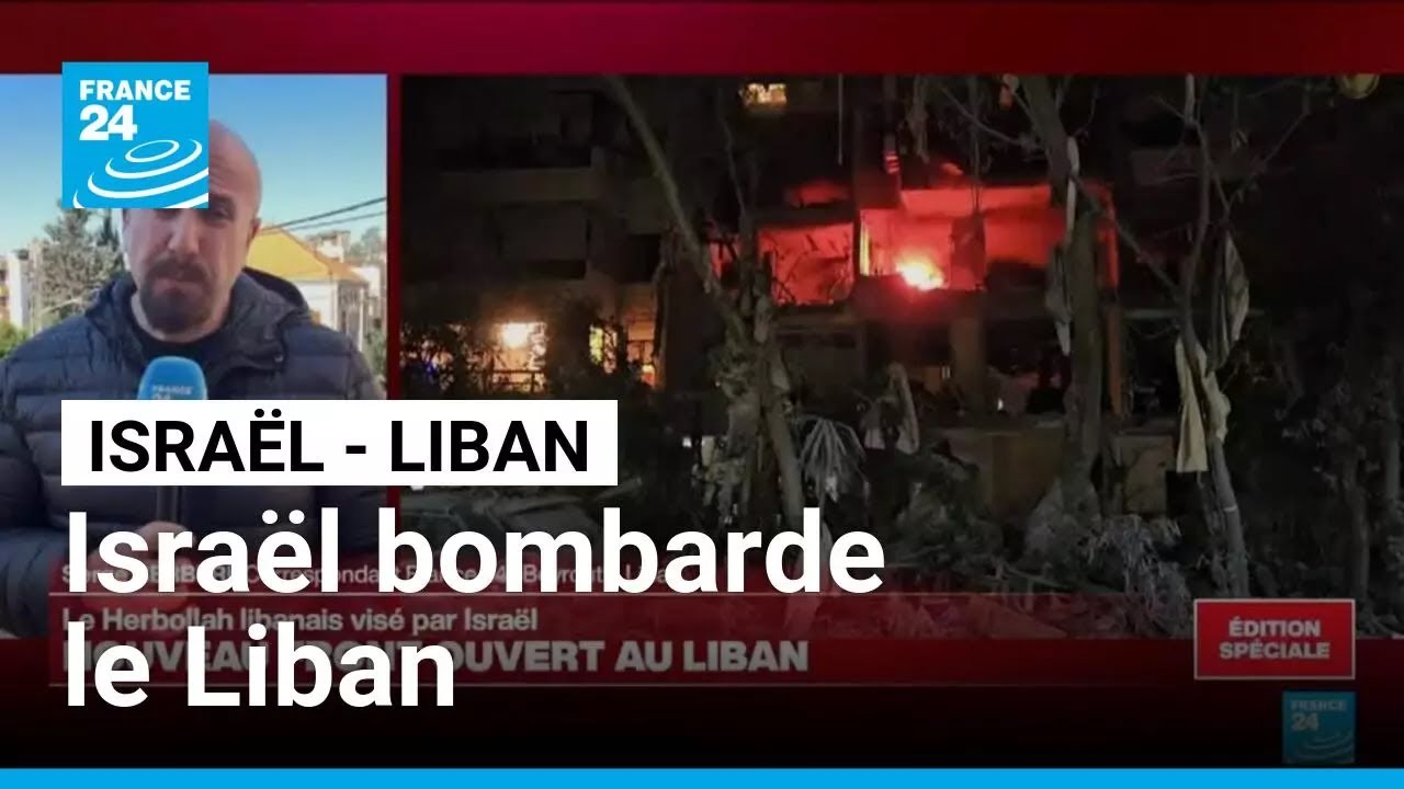 Israël bombarde le Liban et affirme que les frappes pourraient durer de "nombreux jours"