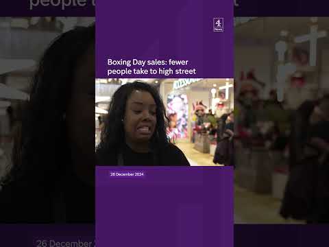 Decline in Boxing Day shoppers
