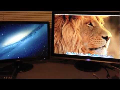 How to setup Dual Monitors on Mac Mini (late 2012)