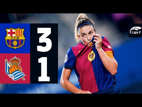 LIGA F | FC BARCELONA 3 vs 1 REAL SOCIEDAD 🔵🔴