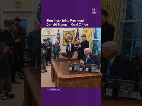 Elon Musk joins Donald Trump in Oval Office
