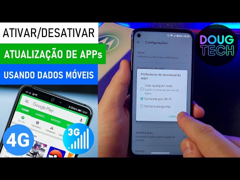 Como Atualizar APPs usando DADOS MÓVEIS no Motorola Como Atualizar APPs usando DADOS MÓVEIS no Motorola