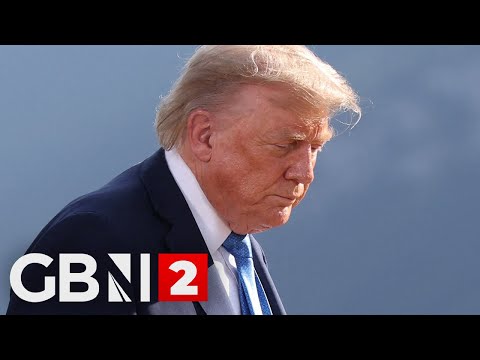 Donald Trump returns to the White House after travelling to New Jersey