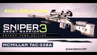 Sniper Ghost Warrior 3 - Il leggendario MCMillan TAC-338A è adesso disponibile
