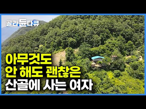 편의점 하나 없는 산골에서 누구보다 부자처럼 사는 여자┃아무것도 안 해도 괜찮은 산골 생활┃지인 집 놀러 왔다 반한 풍경┃이 맛에 산다┃강원도 오지 마을┃한국기행┃#골라듄다큐