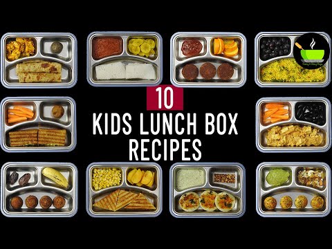 10 Lunch Box Recipes For Kids Vol 7| Indian Lunch Box Recipes | Easy And Quick Tiffin Ideas For Kids