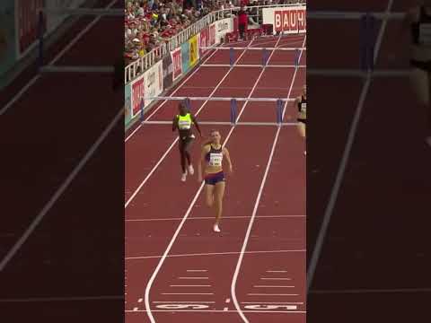 Some Femke Bol #StockholmDL 🇸🇪 magic 😉💪 #DiamondLeague 💎 #AthleticsWorldChamps