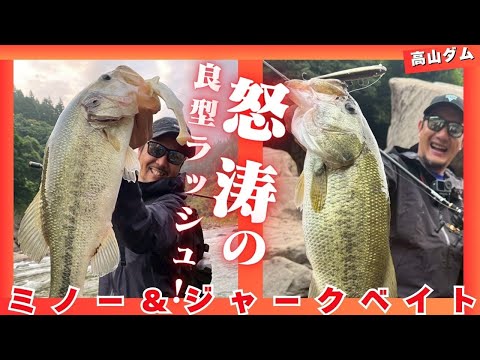 ミノー＆ジャークベイトで高山ダム怒涛の良型ラッシュ！【ルアー合衆国】