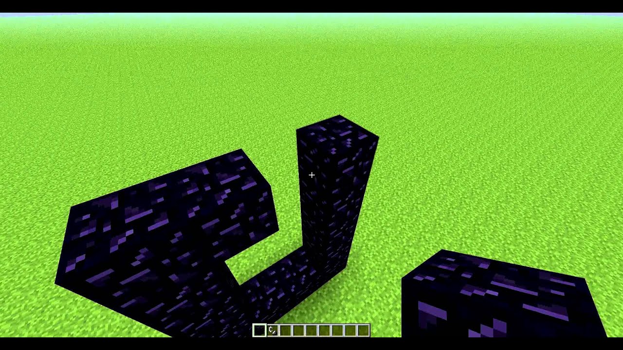 How To Make A Portal To The Netherworld On Minecraft Creative Mode