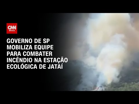 ​Governo de SP mobiliza equipe para combater incêndio na Estação Ecológica de Jataí | CNN PRIME TIME