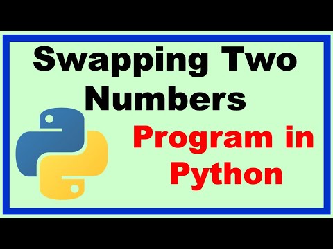 Simple Program for Swapping Two Numbers in Python | Python Programs For Beginners | Python Tutorial