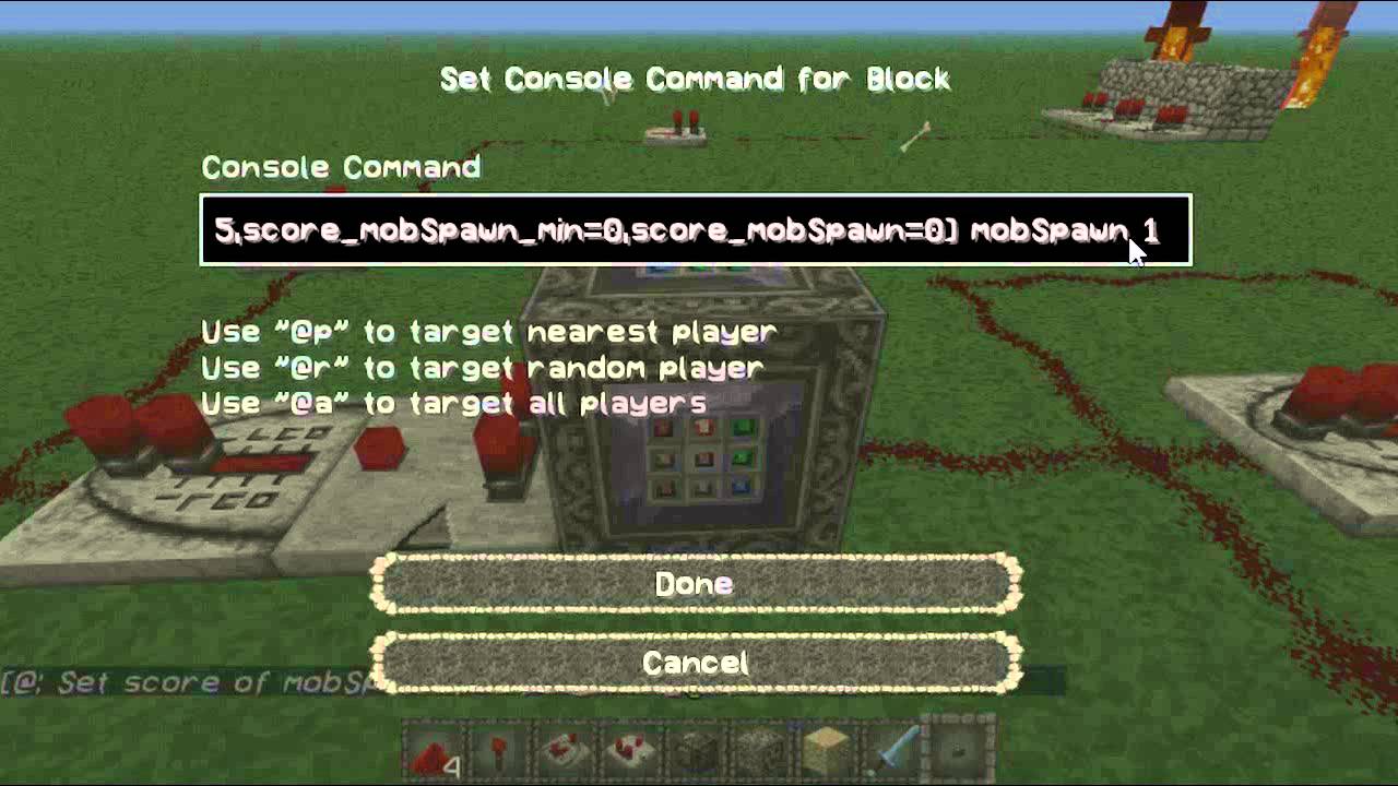 how-to-use-command-blocks-to-spawn-mobs-just-once-youtube