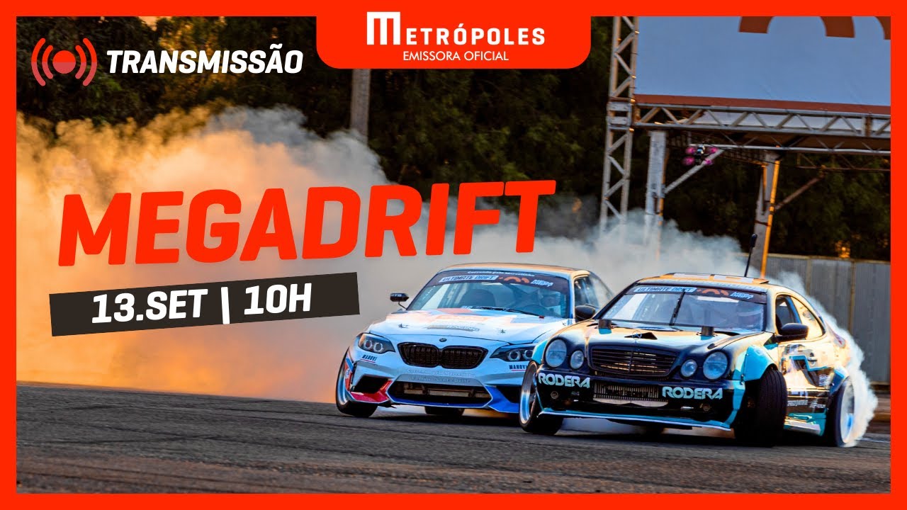 MEGA DRIFT BRASIL – 3ª ETAPA – AO VIVO E COM IMAGENS – 13/09/25
