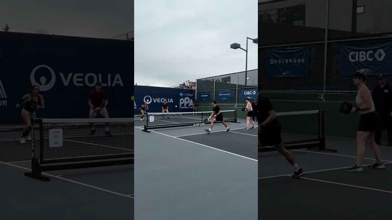 Spot on with perfect shot placement 🎯 #pickleball #athlete #sports #explore #shorts