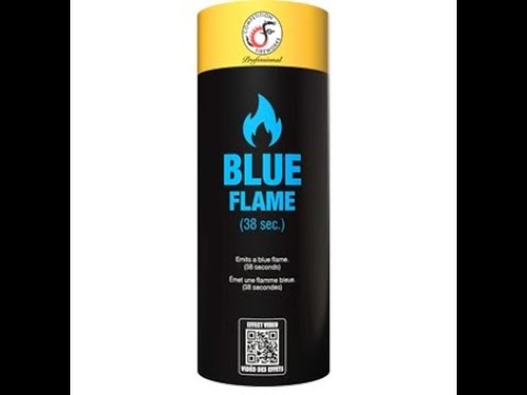 Coloured Flames - Blue Flame (38 seconds)