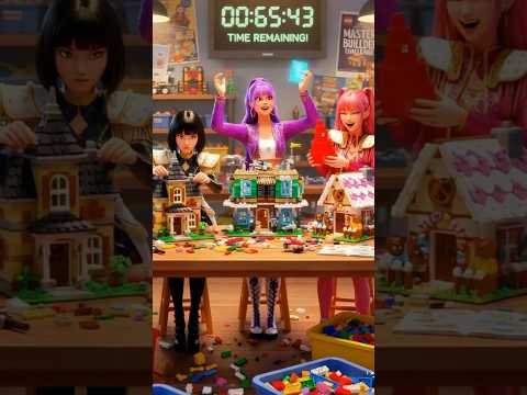 Zoey Lost the LEGO House Challenge #zoey #mira #rumi #lego #demonhunters #golden #challenge