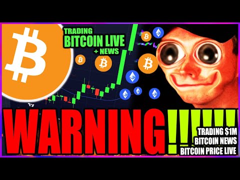 ALERT 🚨 BITCOIN TRADING LIVE - BITCOIN PRICE LIVE! BTC TRUMP PUMP OVER??! - CRYPTO NEWS + ALTCOINS