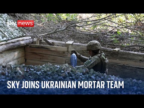 Sky News joins Ukrainian mortar team on Ukraine-Russia border | Ukraine War