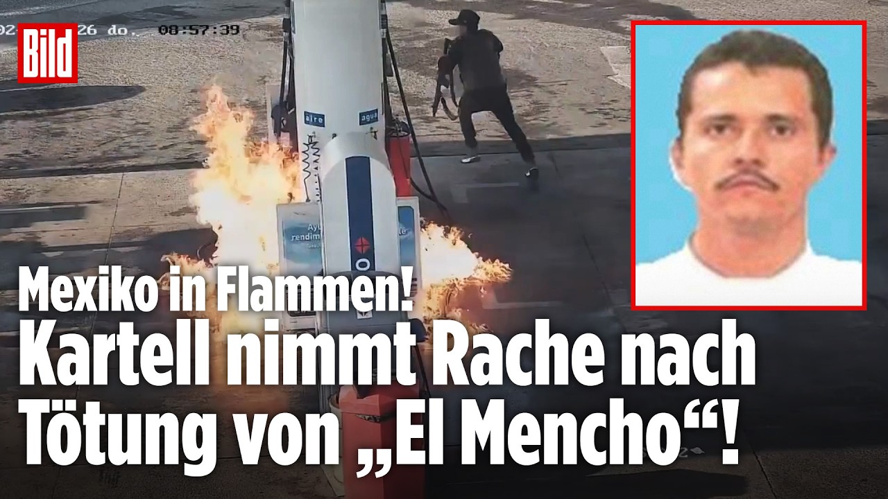 MEXIKO: Chaos nach Tod von Drogen-Boss „El Mencho“! Kartell schlägt zurück!