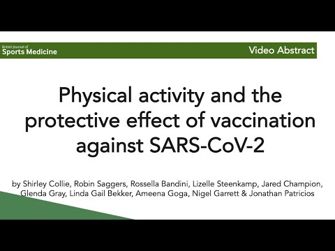 Regular physical activity associated with enhanced effectiveness of
COVID-19 vaccination