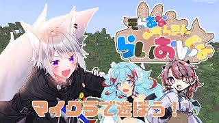 【 Minecraft 】マイクラであそぼう！～街を広げていく～【 W/︎國樹壮大,ふかしいもなお,長石あでら /  Vtuber 】