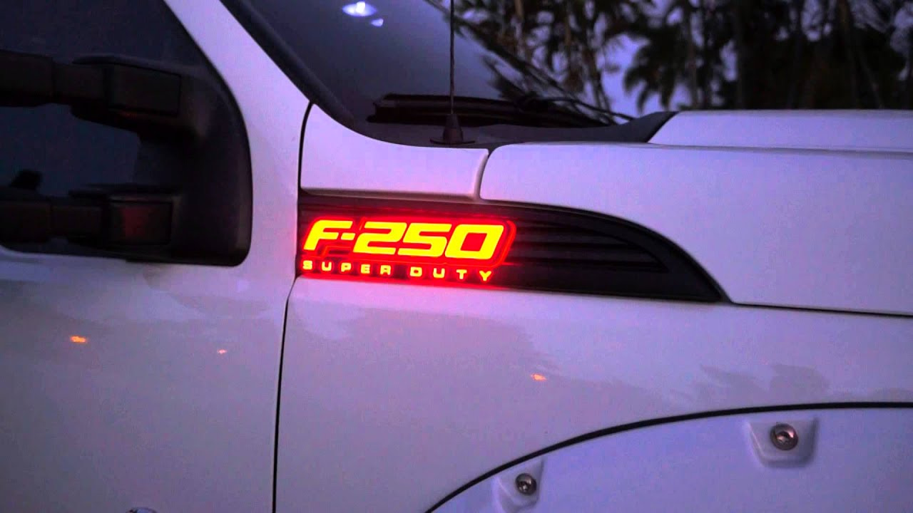 F250 lighted ford emblem #10