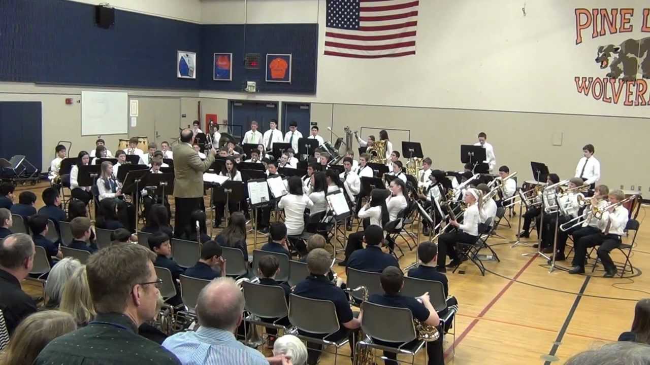 Exaltation -- Pine Lake Middle School 7th/8th Grade Band - YouTube