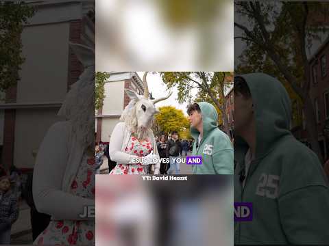 Sharing Jesus in Satanic city! #jesus #love #bible #satanic #brycecrawford