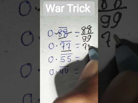 war Trick #shorts #maths #of #war #tricks #trending #shorts