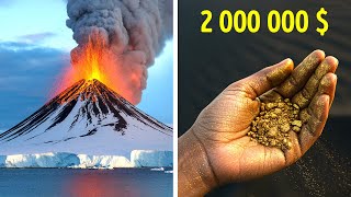Этот вулкан выбрасывает золото — 6 000 долларов в день!