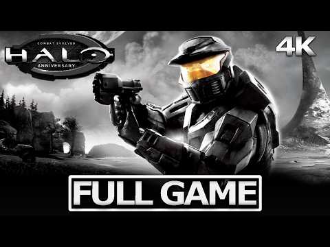 HALO: COMBAT EVOLVED ANNIVERSARY Full Gameplay Walkthrough / No Commentary【FULL GAME】4K Ultra HD